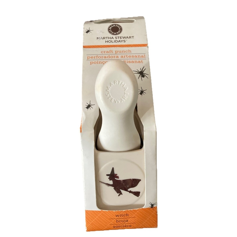 Martha Stewart Flying Witch Craft Punch NEW‎ Sealed Halloween M230541